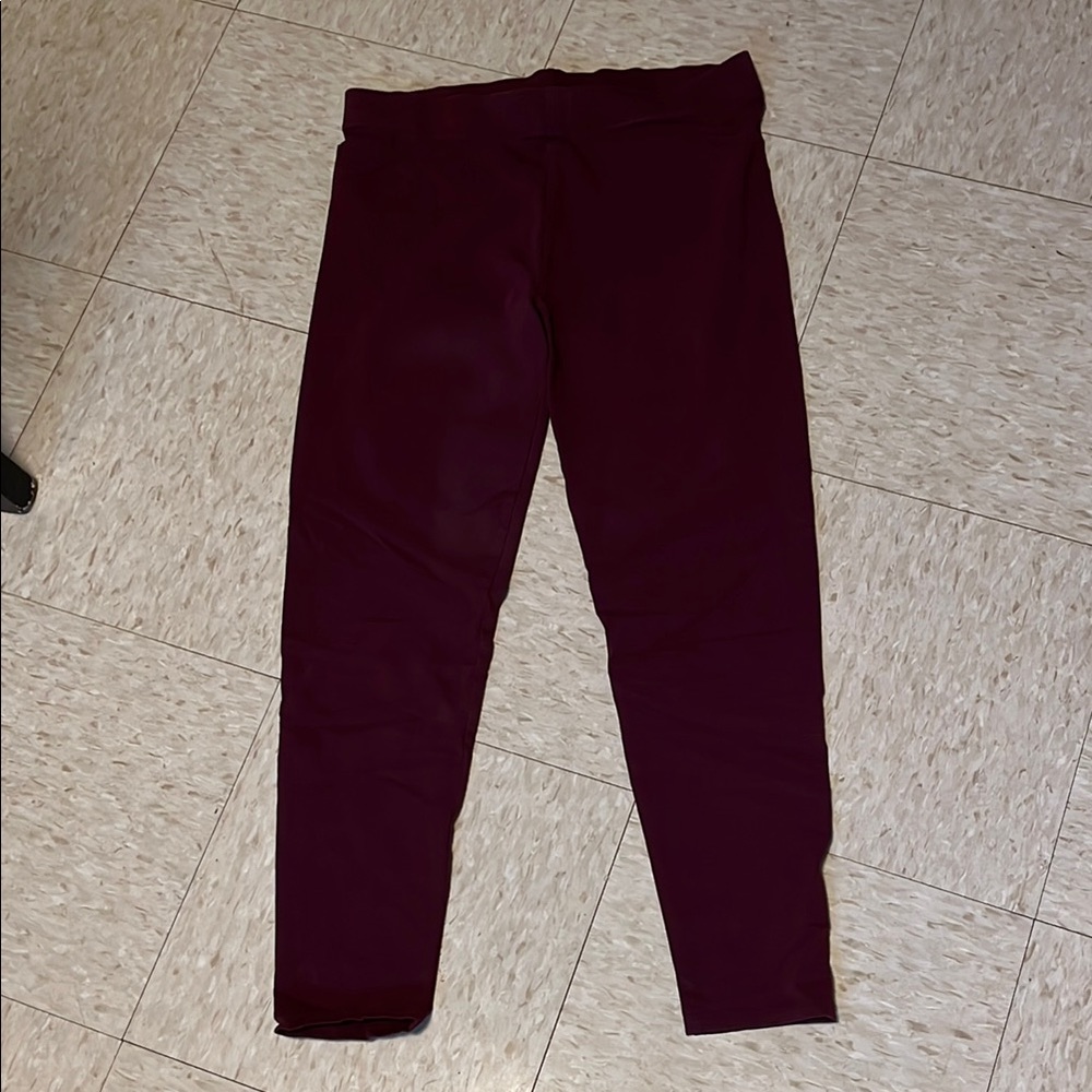 Women’s LOFT Outlet Maroon Leggings